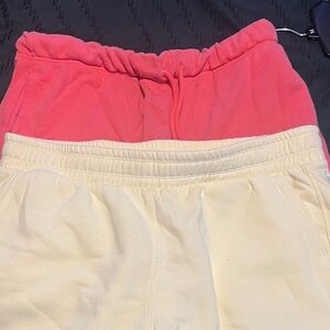 90 Degree and Calvin Klein fleece active wear shorts